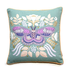 Cushion Canvas Big Butterfly Flowers