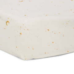 LD Fitted Sheet 40x80cm Moon & Stars
