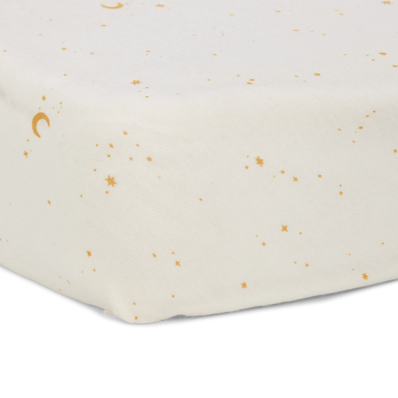 LD Fitted Sheet 40x80cm Moon & Stars