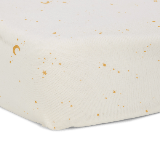 LD Fitted Sheet 40x80cm Moon & Stars