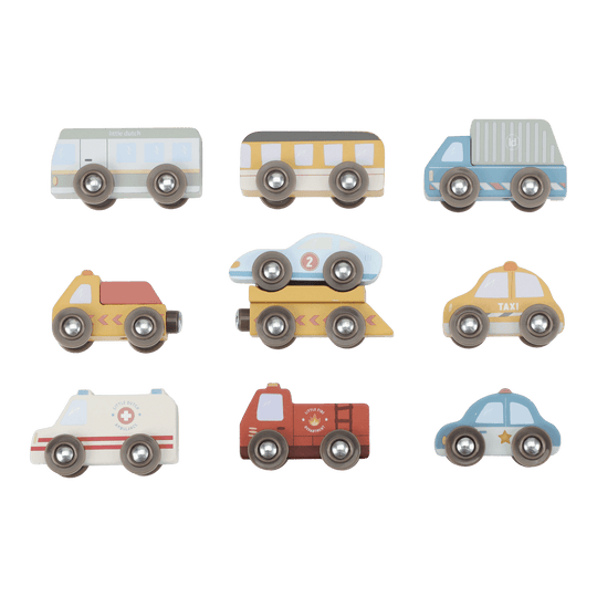LD Wooden Vehicle Set 10pc FSC