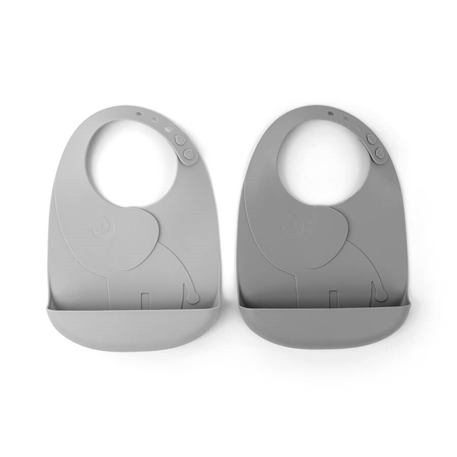 Peekaboo Silicon Bib 2-Pack