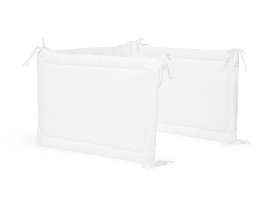 Cot Bumper white 180 x 30cm White