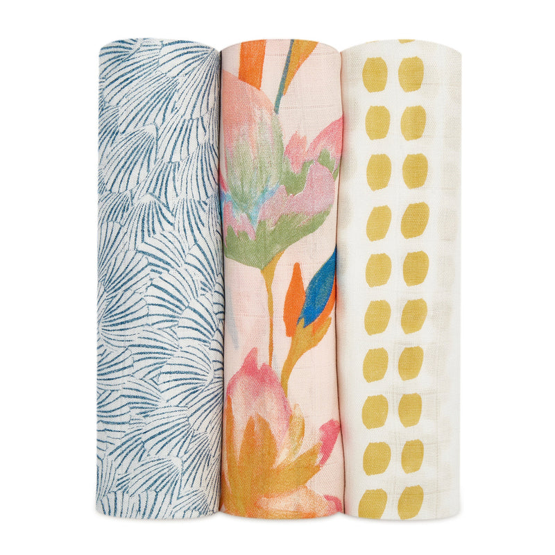 A&A Silky Soft Swaddle  3 pack