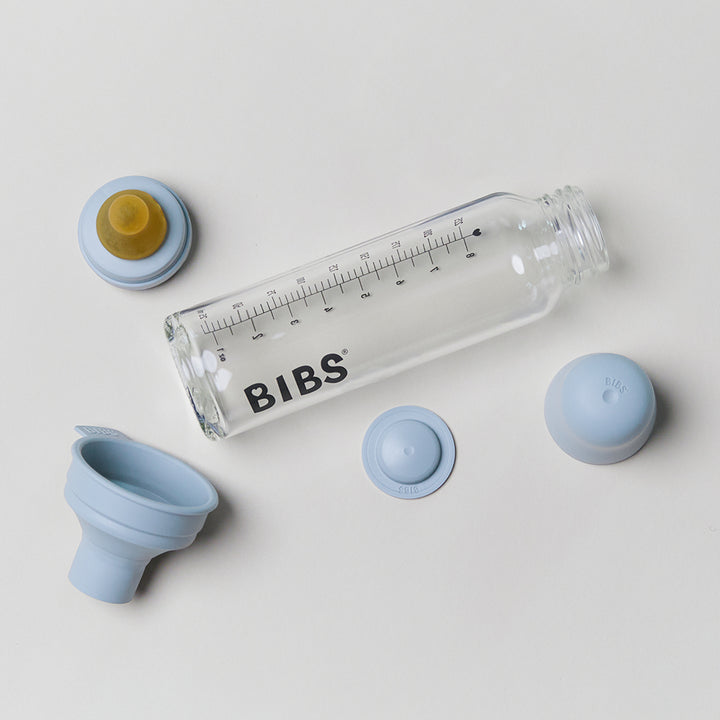 BIBS  Glass Baby Bottle Complete Set 240ml