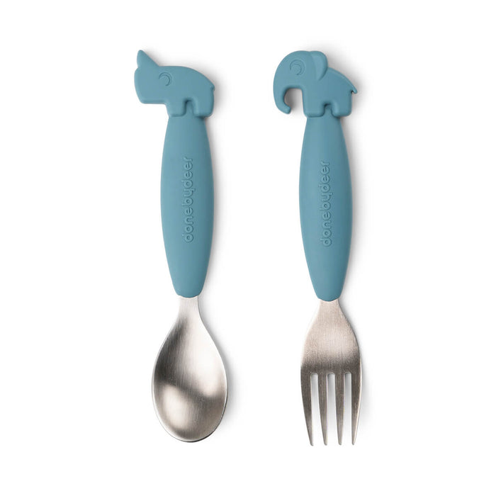 Easy-grip Spoon & Fork Set