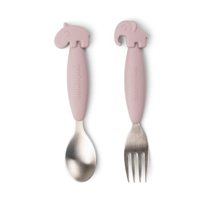 Easy-grip Spoon & Fork Set