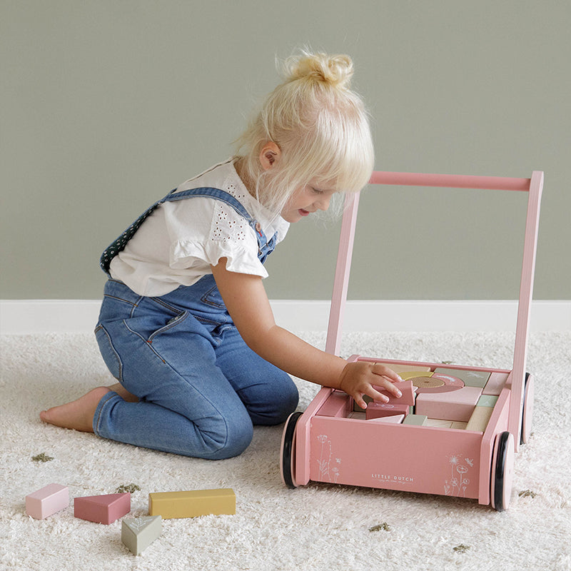 LD wooden baby walker