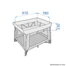Maxi Cosi Swift 3 in 1 Travel Cot