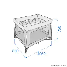 Maxi Cosi Swift 3 in 1 Travel Cot