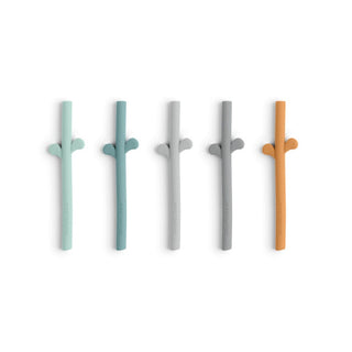 Peekaboo Silicone Straw 5-pack