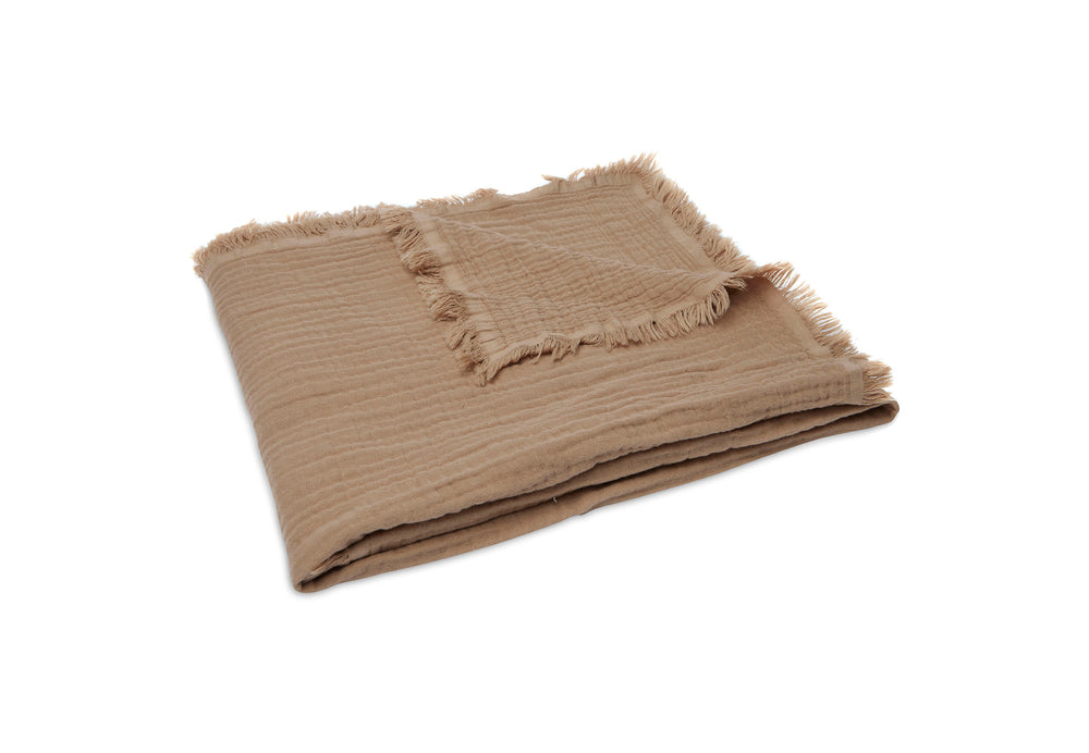 Blanket Muslin Fringe 120 x 120 cm