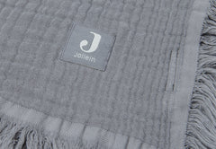 Blanket Muslin Fringe 120 x 120 cm