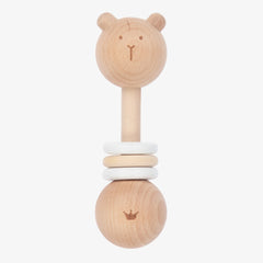 Eco Friendly Wooden Bear Rattle