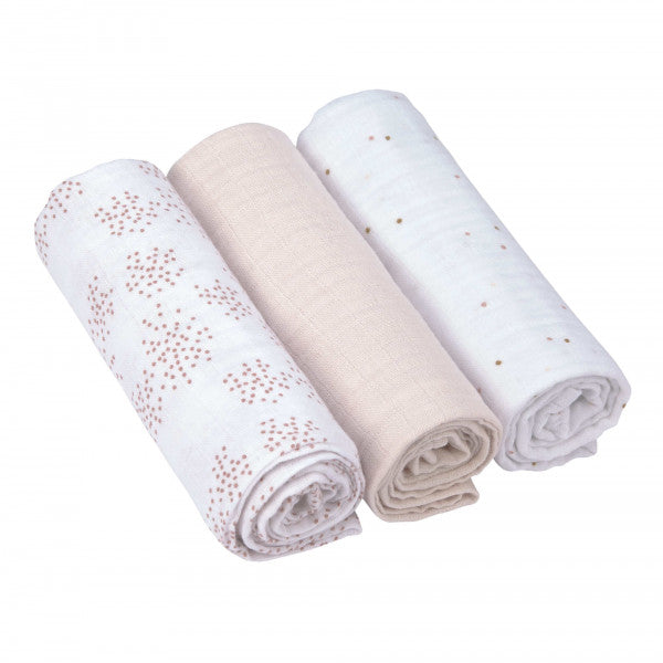 Swaddle & Burp Blankets Large 3 Pack