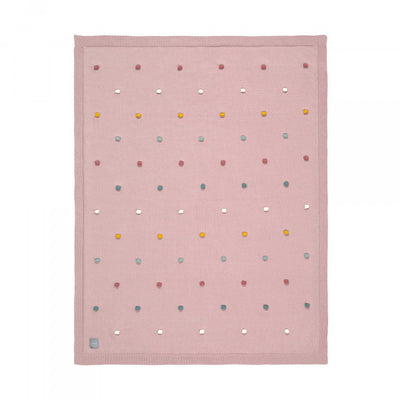 Lassig Knitted Blanket Dots 80x110cm