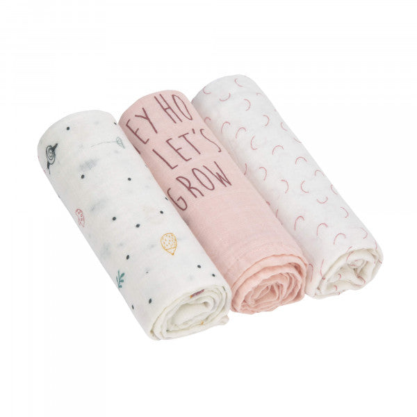 Heavenly soft Swaddle Large 3 pack