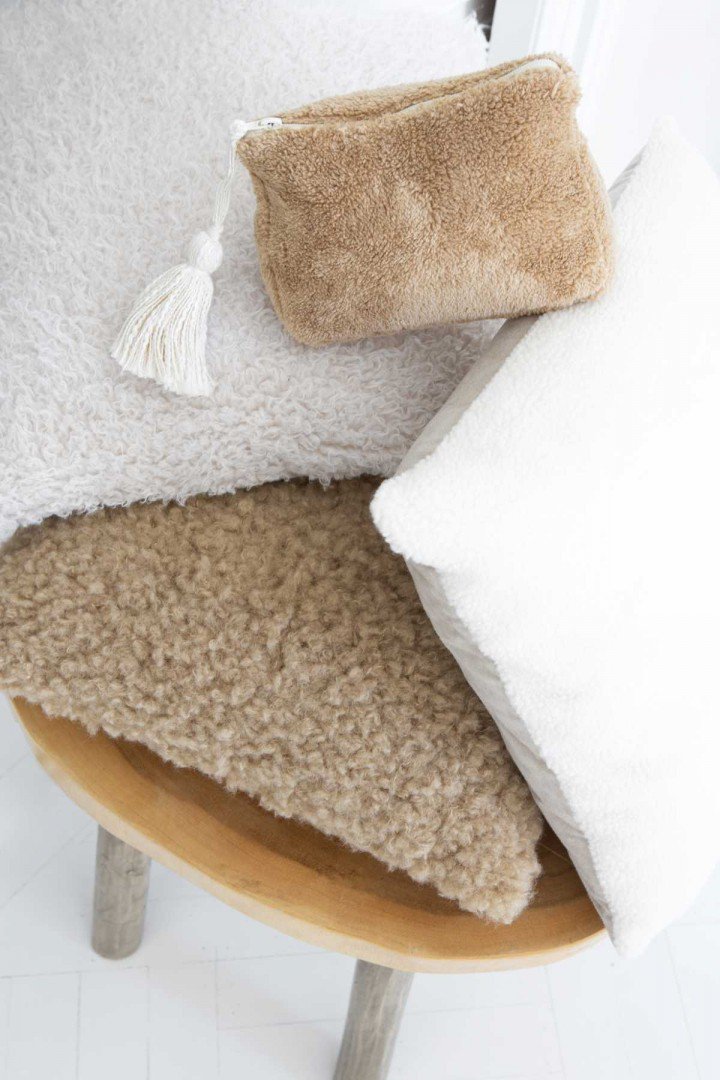 Cushion Flake Fur 45 x 45